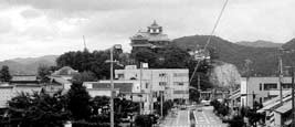 福知山城遠望